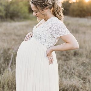 Maternity Sequin Dress